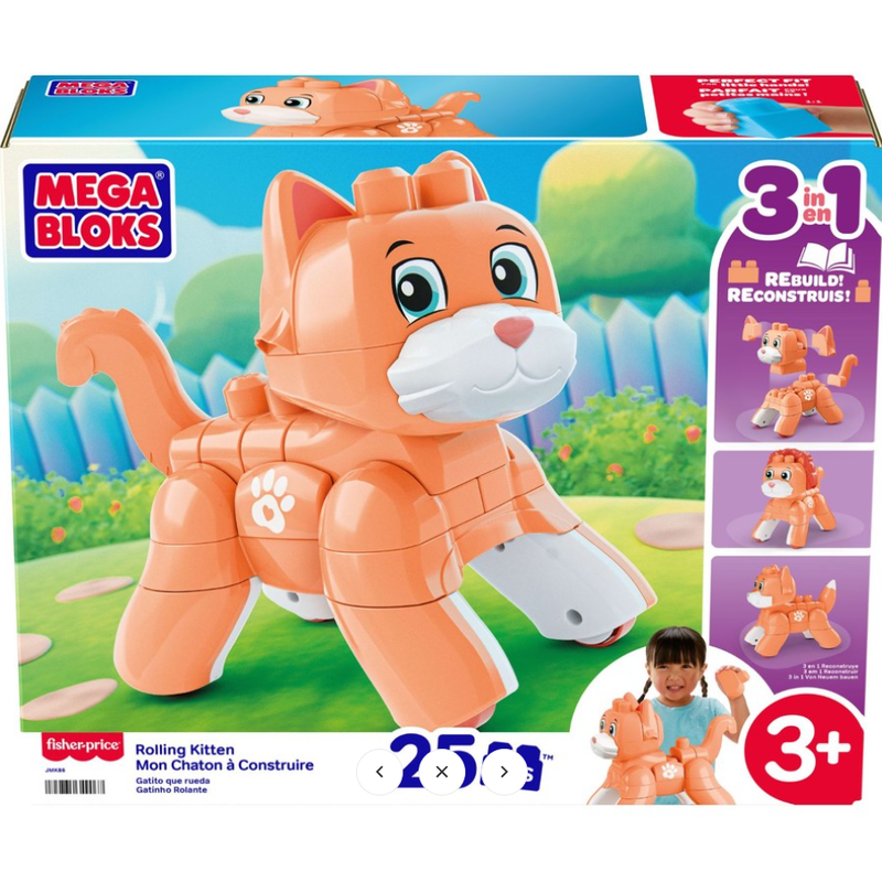 Mega Bloks Rolling Kitten