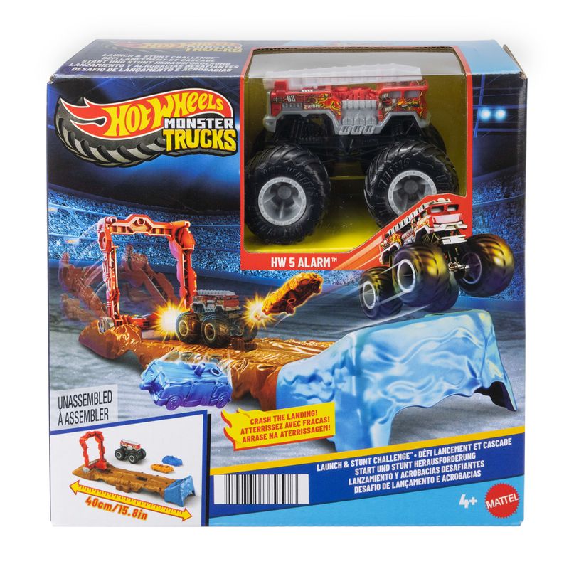 Hot Wheels Monster Trucks Launch & Stunt Challenge