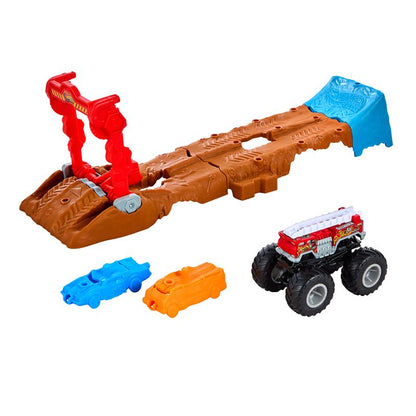 Hot Wheels Monster Trucks Launch & Stunt Challenge