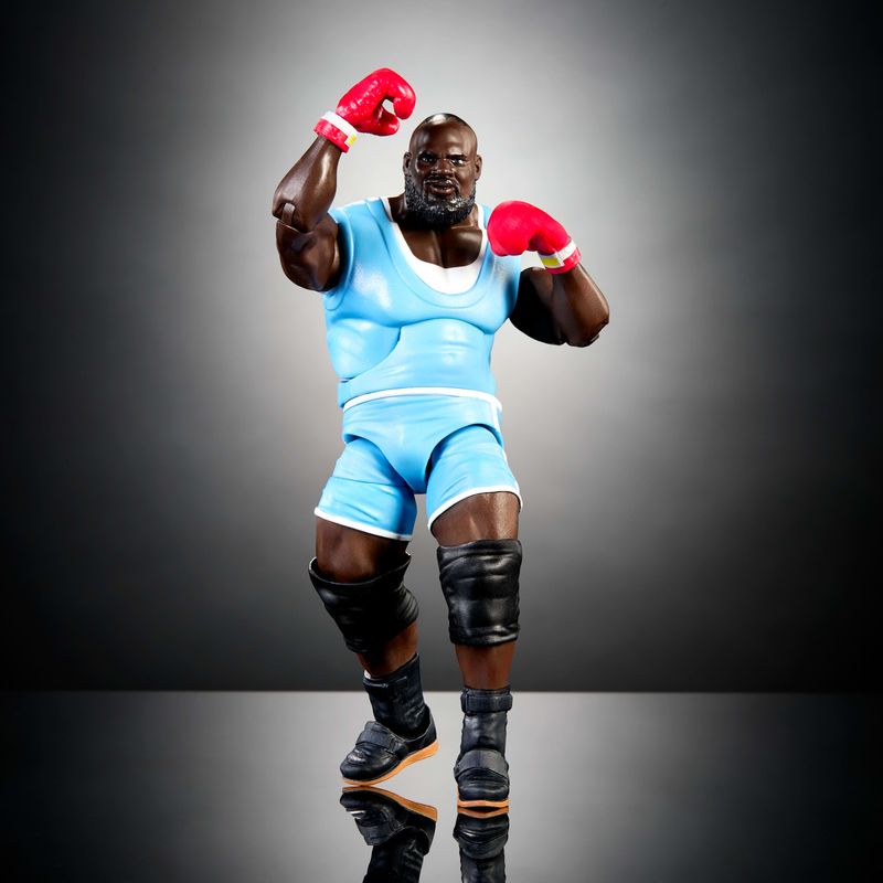 WWE x Street Fighter Mark Henry Action Figure & Accessories, 6" Collectible Balrog Mashup Set