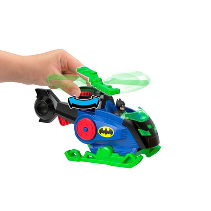 Imaginext DC Super Friends Batcopter Vs Man-Bat Play Set