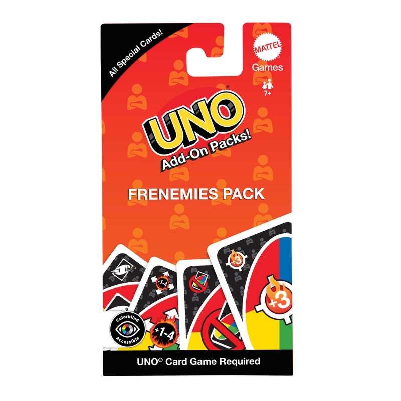 UNO Add-on Packs Card Game Frenemies Pack for Kids