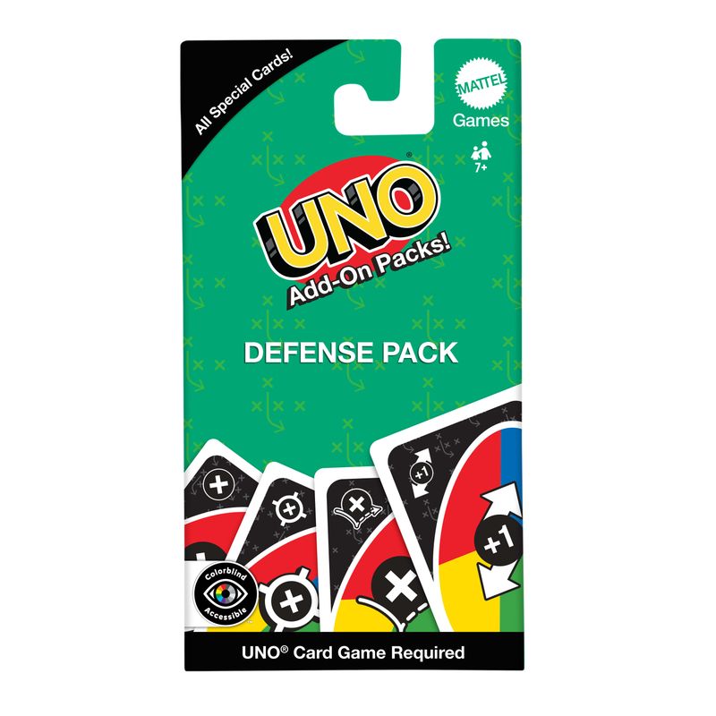 UNO Add-on Packs Card Game Defense Pack for Kids
