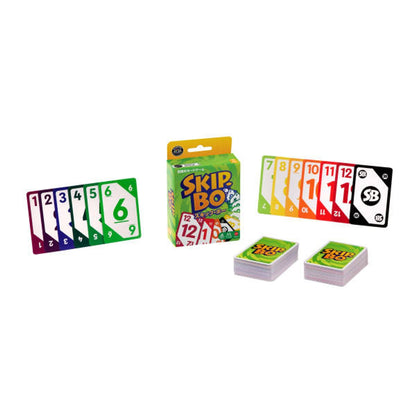 Skip-Bo Card Game for Kids, Adults & Families, Color Blind Accessible Deck