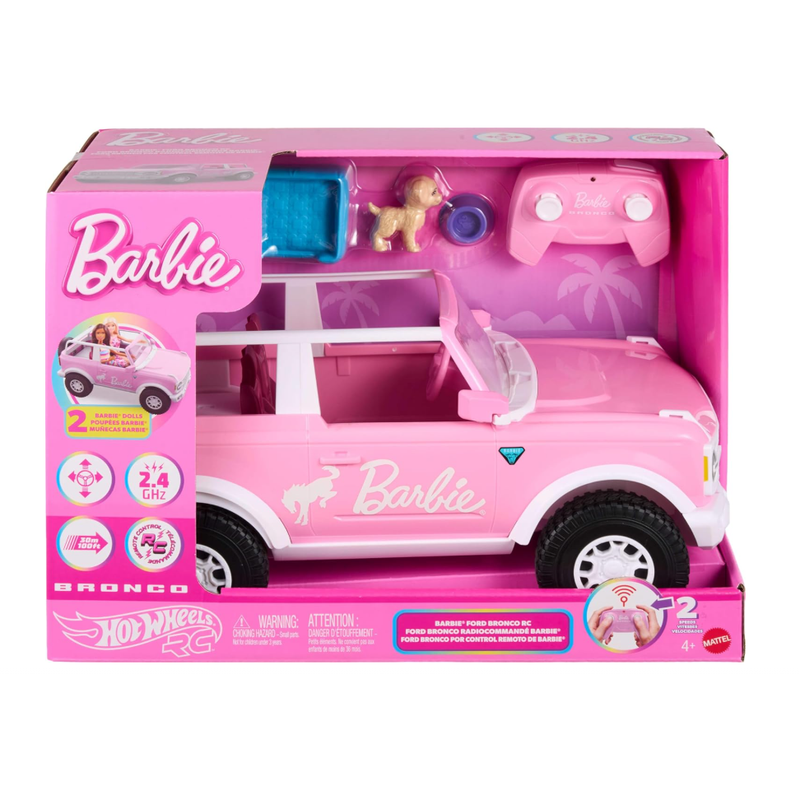 Hot Wheels Barbie Ford Bronco Remote Control