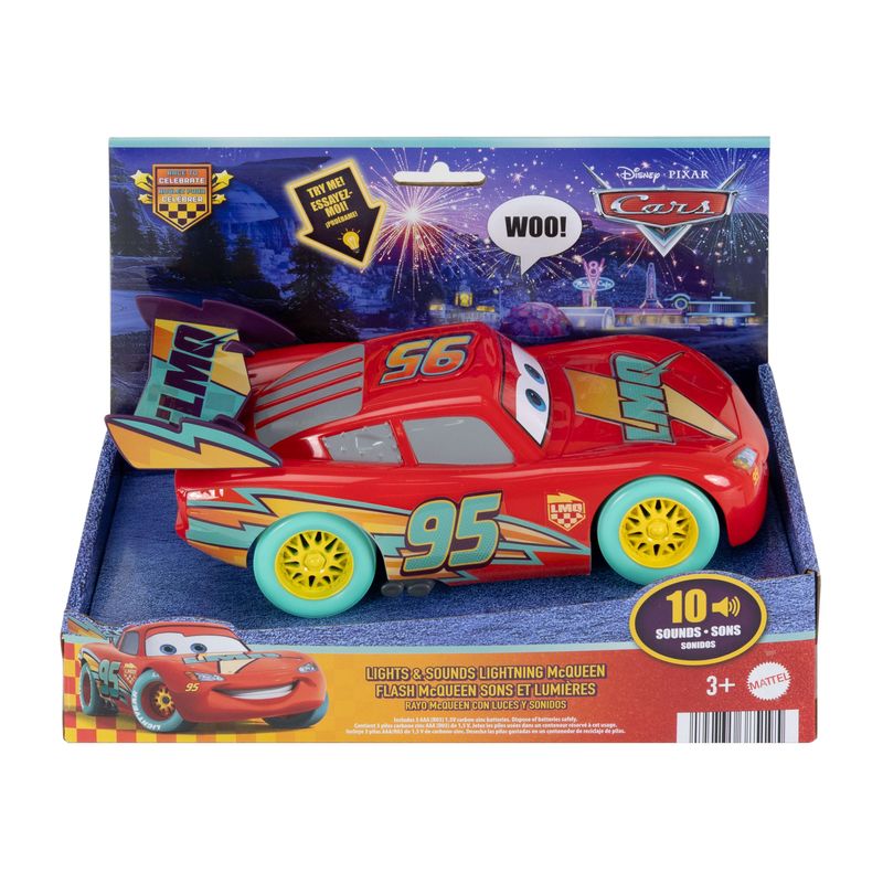 Cars Race To Celebrate Lights & Sounds Lightning Mcqueen