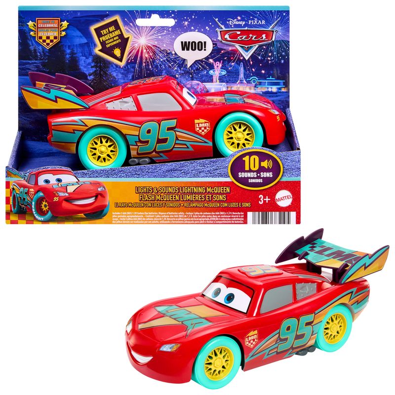 Cars Race To Celebrate Lights & Sounds Lightning Mcqueen