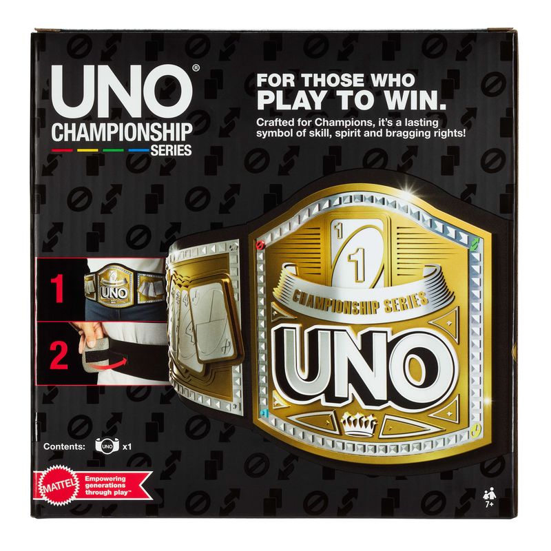 UNO Championship Series Belt Wearable Prize for Card Game Tournament Winners