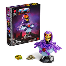 Mattel Brick Shop Masters of the Universe Skeletor Bust Collector Building Set (503 Pieces)