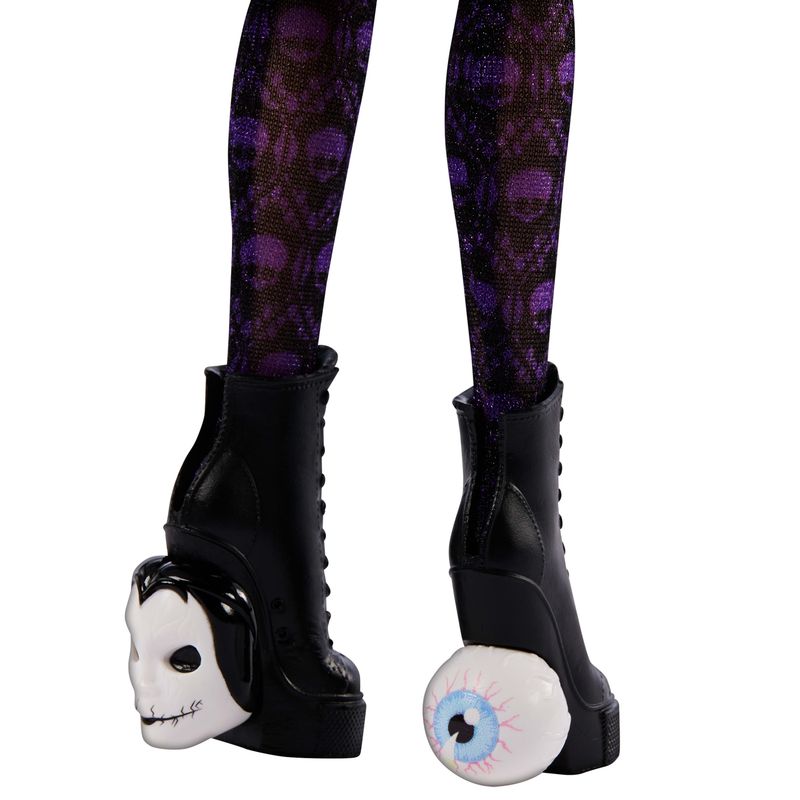 Monster High Wednesday Collectible Doll, Agnes DeMille with Purple Uniform and Accessories