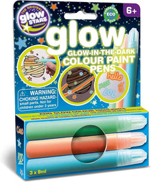Brainstorm Glow-In-the-dark Colour Three Pens