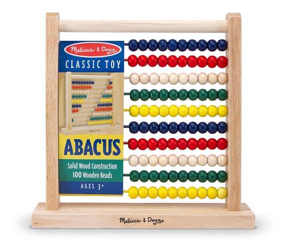 Melissa & Doug Classic Wooden Toy Abacus