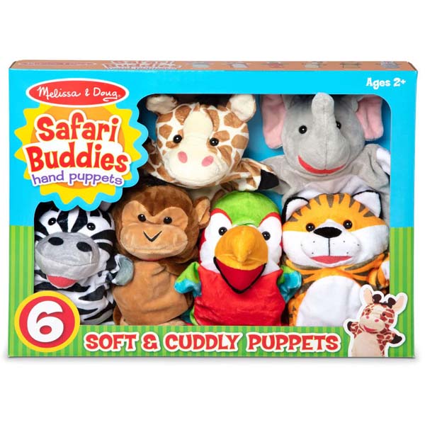 Melissa & Doug Safari Puppet Set