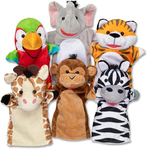Melissa & Doug Safari Puppet Set
