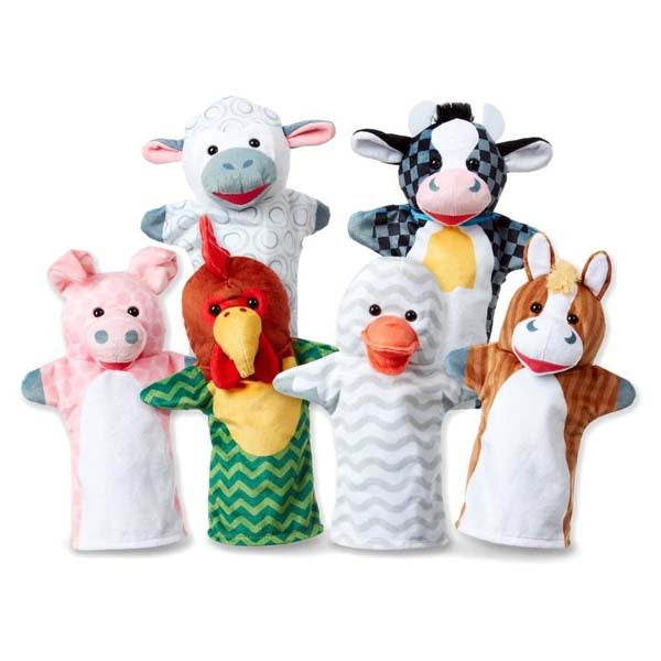 Melissa & Doug Barn Buddies Puppet Set