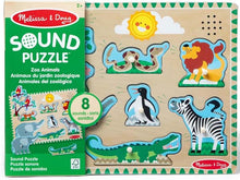 Melissa & Doug Zoo Animals Sound Puzzle 8-pieces