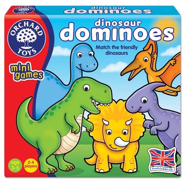 Orchard Mini Games Dinosaur Dominoes