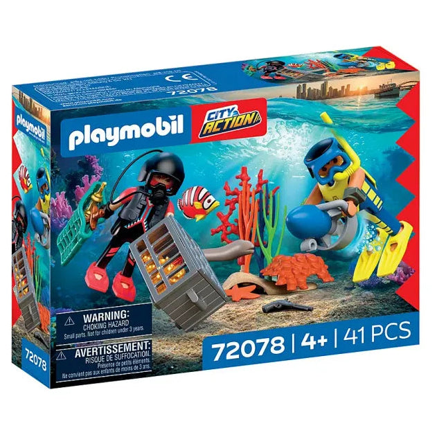 Playmobil Police Diver With Treasure