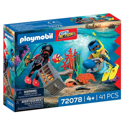 Playmobil Police Diver With Treasure
