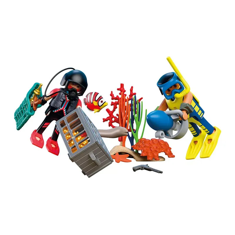 Playmobil Police Diver With Treasure