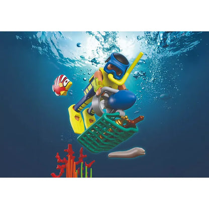 Playmobil Police Diver With Treasure