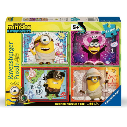 Ravensburger Minions 3 Bumper Pack 4x Puzzle 4x100 pieces