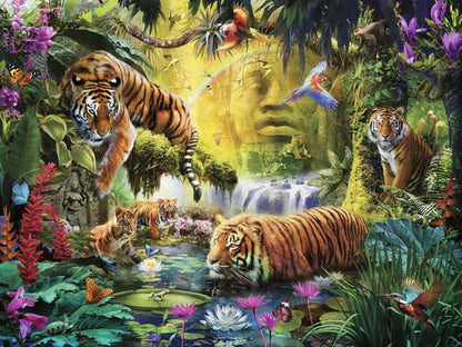 Ravenburger Tranquil Tigers 1500 piece