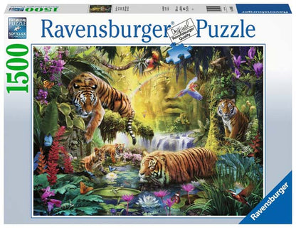 Ravenburger Tranquil Tigers 1500 piece