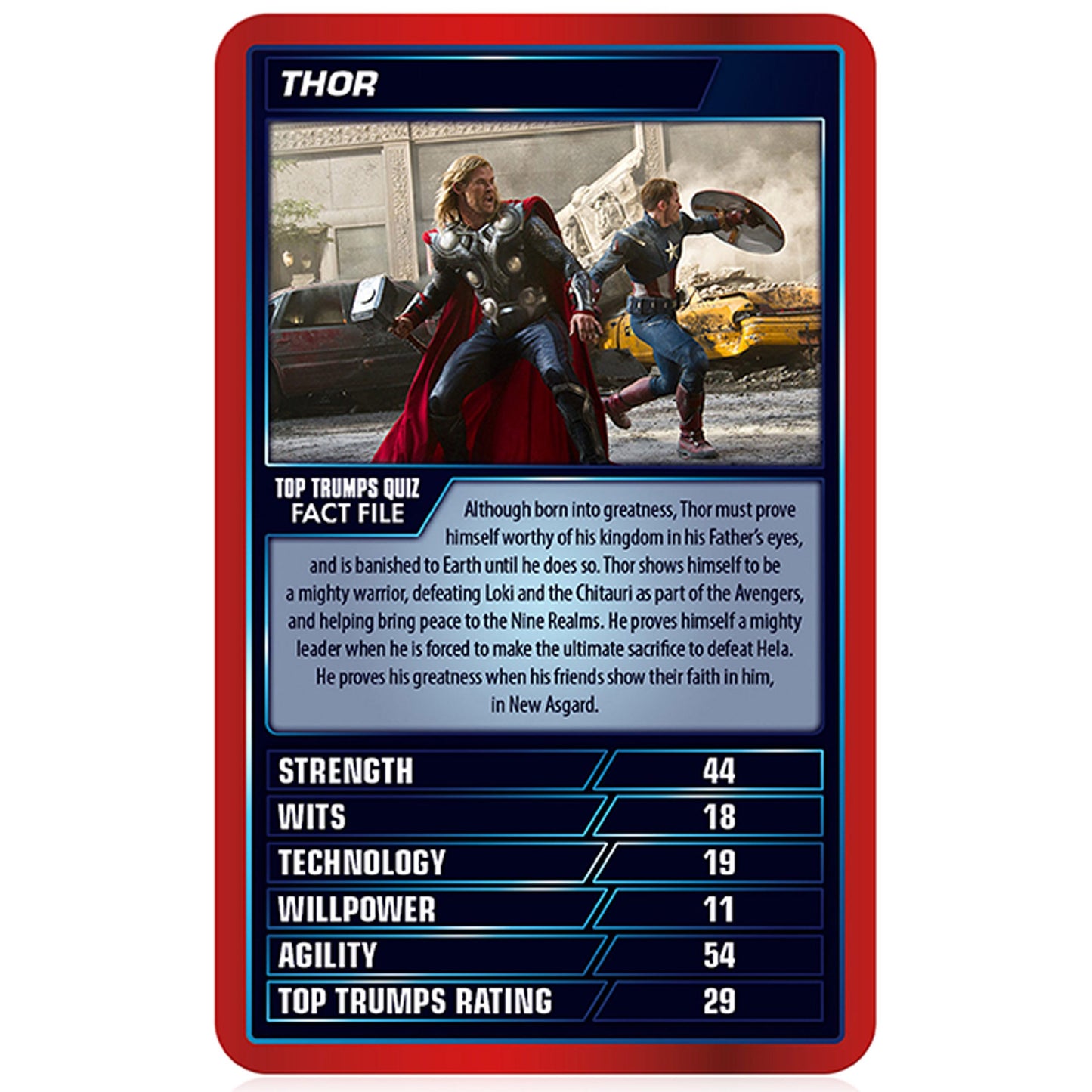 Top Trumps Quiz Marvel Cinematic Universe