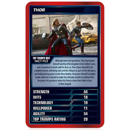 Top Trumps Quiz Marvel Cinematic Universe