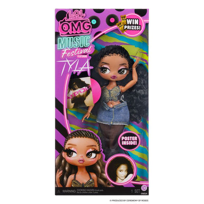 Unbox the rhythm and style of Pop R&B with the L.O.L. Surprise! O.M.G. Music Festival fashion doll.