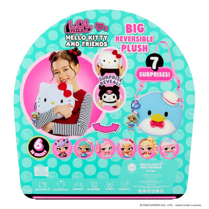 L.O.L. Surprise Loves Hello Kitty & Friends Big Reversible Plush