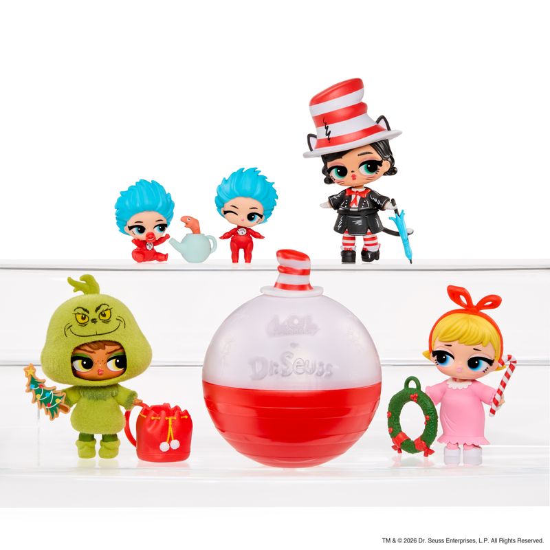 L.O.L. Surprise Loves Dr. Seuss Tots bring imaginative play and creative storytelling to life.