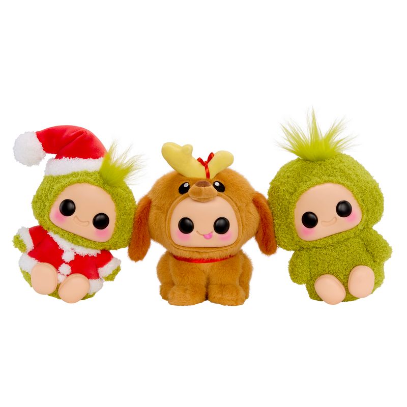 Bring festive cheer home with the Hyojo S4 Grinch plush.