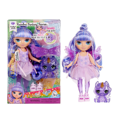 Rainbow High Littles Rainbow Fantasy Fairies Doll Amethyst (purple)