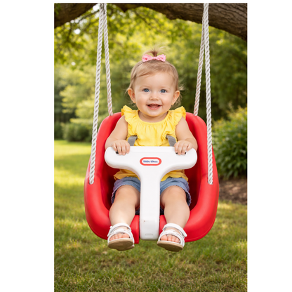 Little Tikes 2-in-1 Snug 'n Secure Swing Red