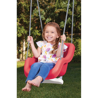 Little Tikes 2-in-1 Snug 'n Secure Swing Red