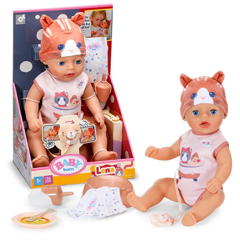 Baby Born Lena Cat 36cm Doll