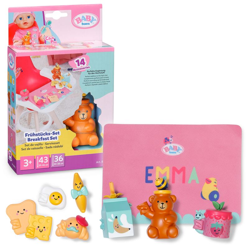 Baby Born Breakfast Set Click & Play