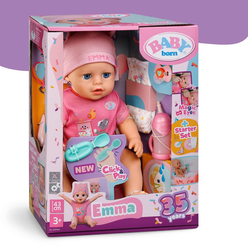 Baby Born Emma Click And Play 43cm
