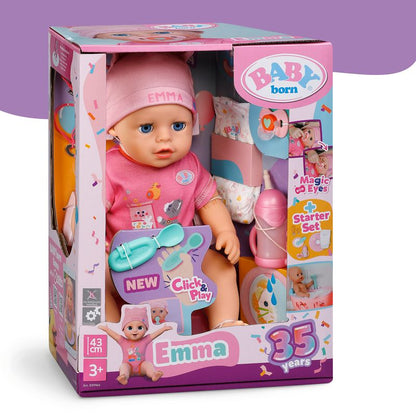 Baby Born Emma Click And Play 43cm