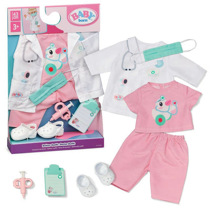 Baby Born Doctor Outfit 43cm  Click & Play