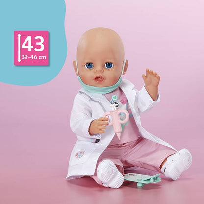 Baby Born Doctor Outfit 43cm  Click & Play