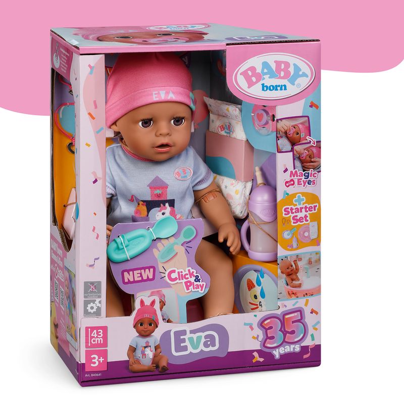 Baby Born Eva Click And Play 43cm