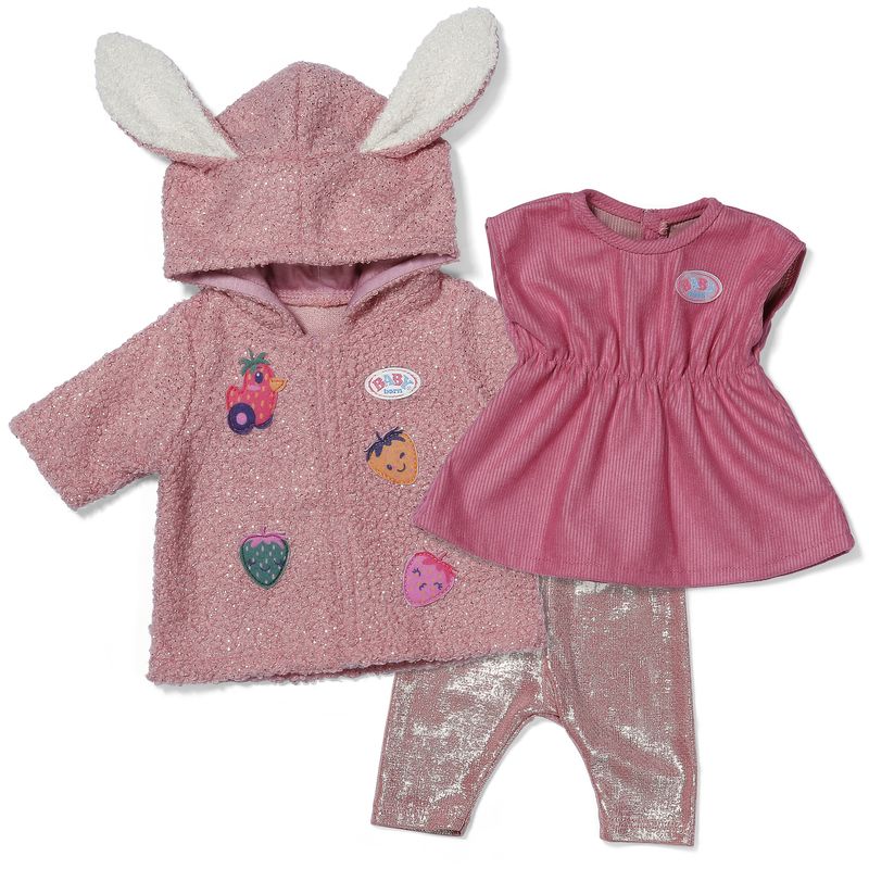 Baby Born Coat Set With Dress 43cm
