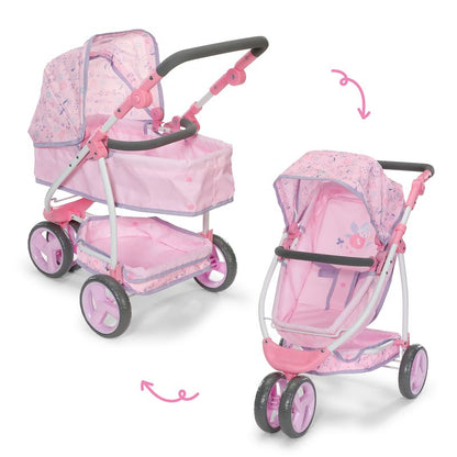 Baby Born Deluxe Pram Flowers