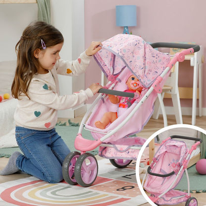 Baby Born Deluxe Pram Flowers