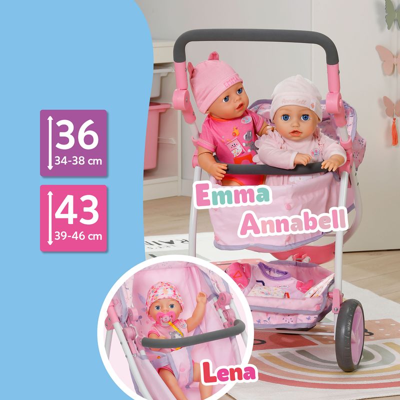 Baby Born Deluxe Pram Flowers