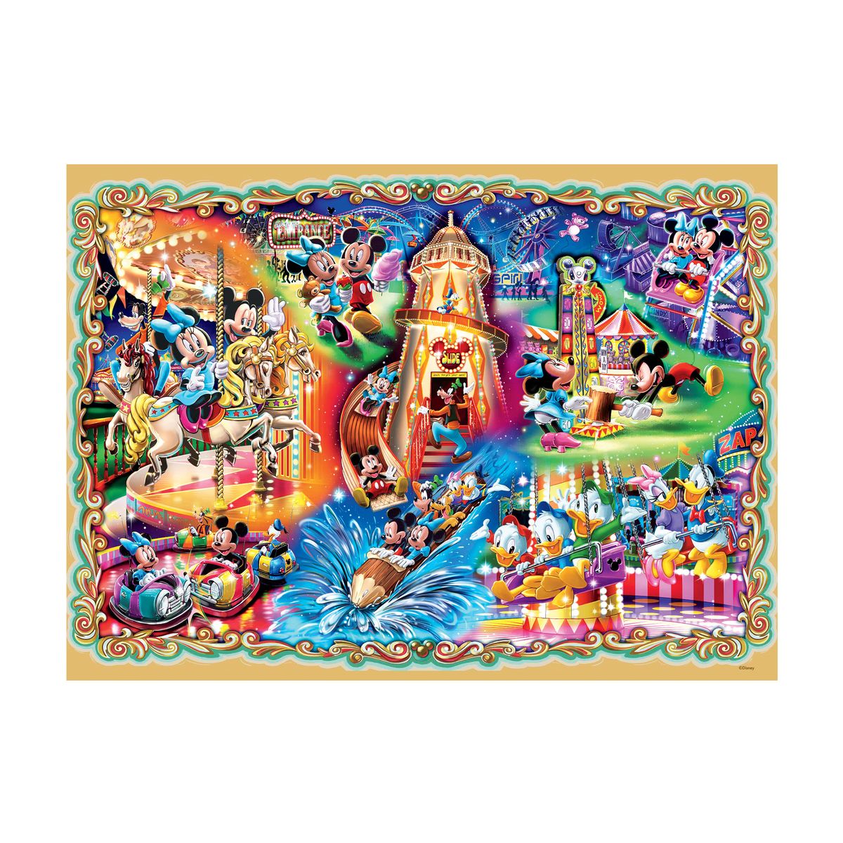 Crown Premium 1000pce Puzzle Mickey & Friends Carnival