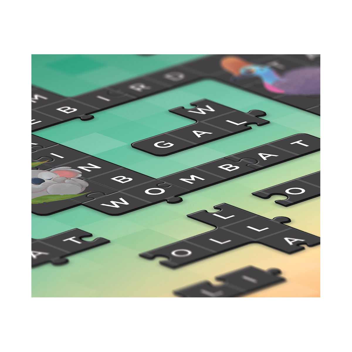 Crown 100 Pce Crossword Puzzle Australian Animals
